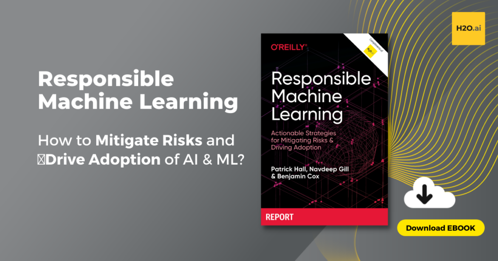 Responsible Machine Learning eBook, which discusses actionable strategies for mitigating risks & driving adoption