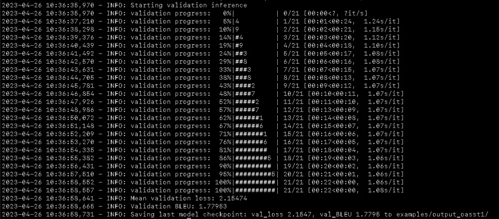 Find tuning with commands 