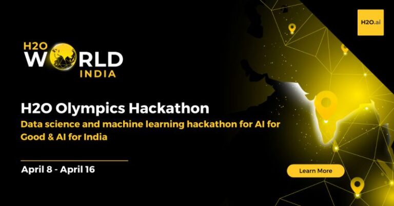 H2o.ai world India olympics hackathon