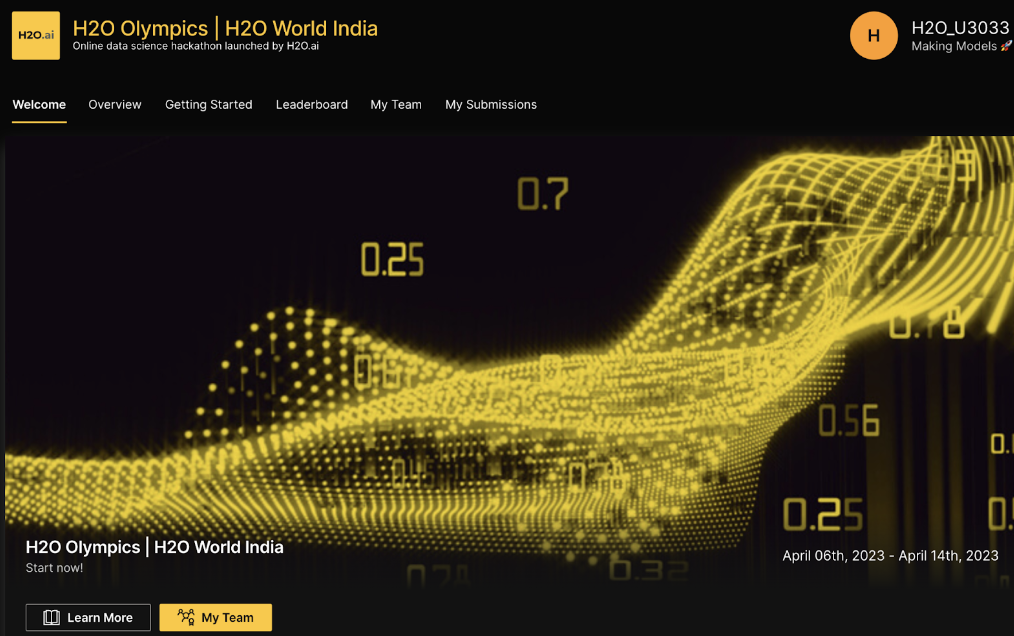 H2O Olympics Dashboard