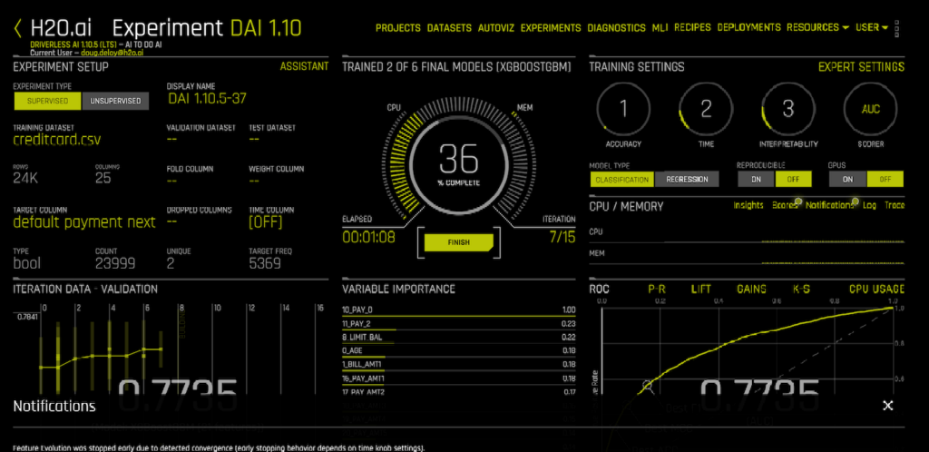 H2O Driverless AI v1.10.4.2 and v1.10.4.3