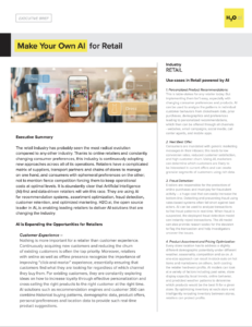 make your own AI for retail thumbnail Make Your Own AI for Retail ebook thumbnail