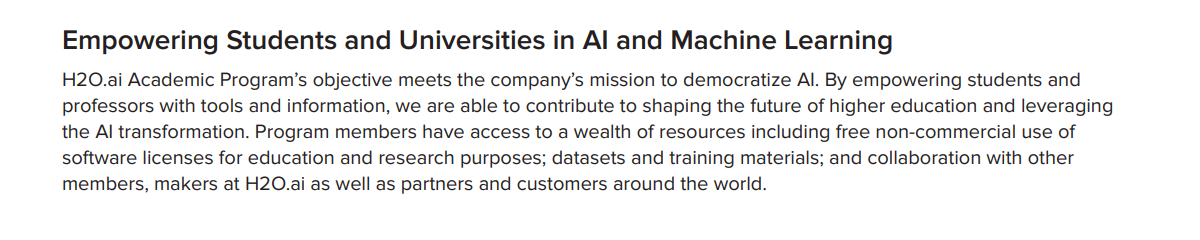 empowering students and universities in AI and machine learning