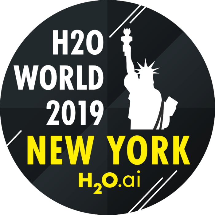 H2O World 2019 Badge