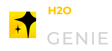 H2O Label Genie logo light