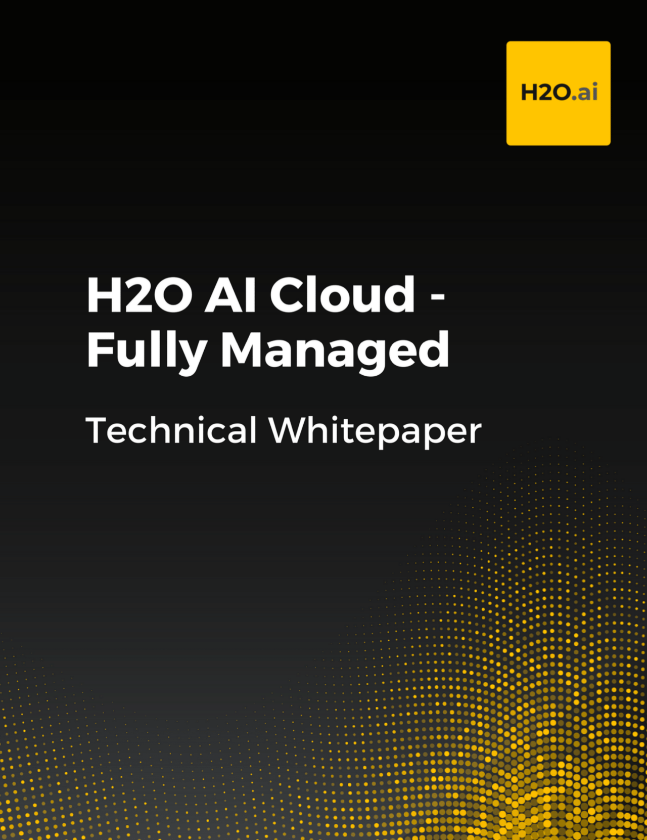 H2O AI Cloud - Fully Managed eBook Whitepaper Screenshot 