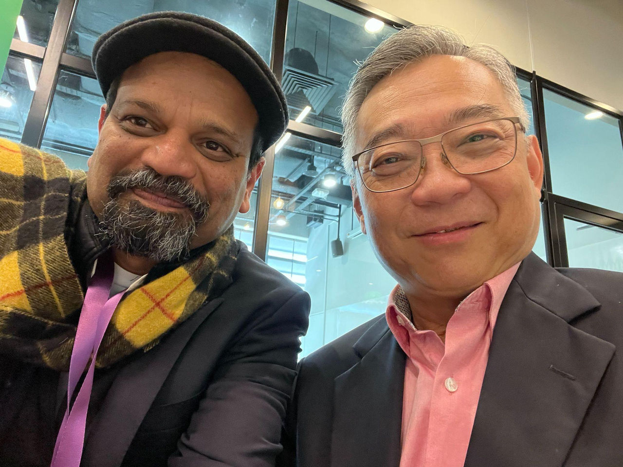 Sri Ambati, CEO and Founder, H2O.ai with Deputy Prime Minister of Singapore, Gan Kim Yong
