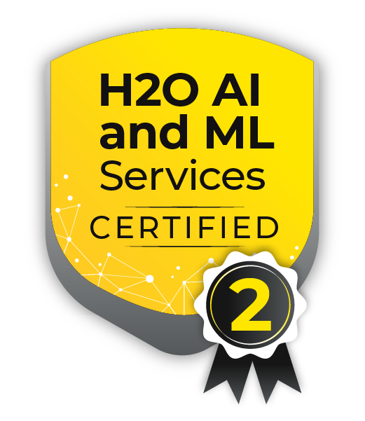 H2O AI & ML Services Badge H2O.ai Certificate